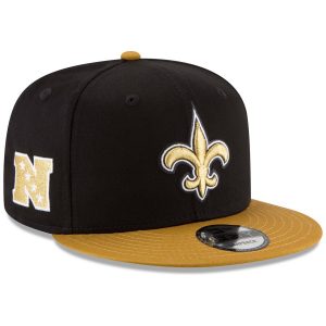 New Era New Orleans Saints 9FIFTY Baycik Snap Snapback Hat