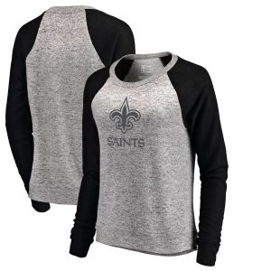 New Orleans Saints Women’s Cozy Collection Plush Crew Sweatshirt
