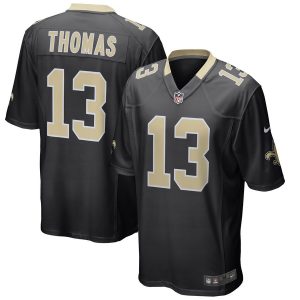 Youth New Orleans Saints Michael Thomas Nike Black Game Jersey